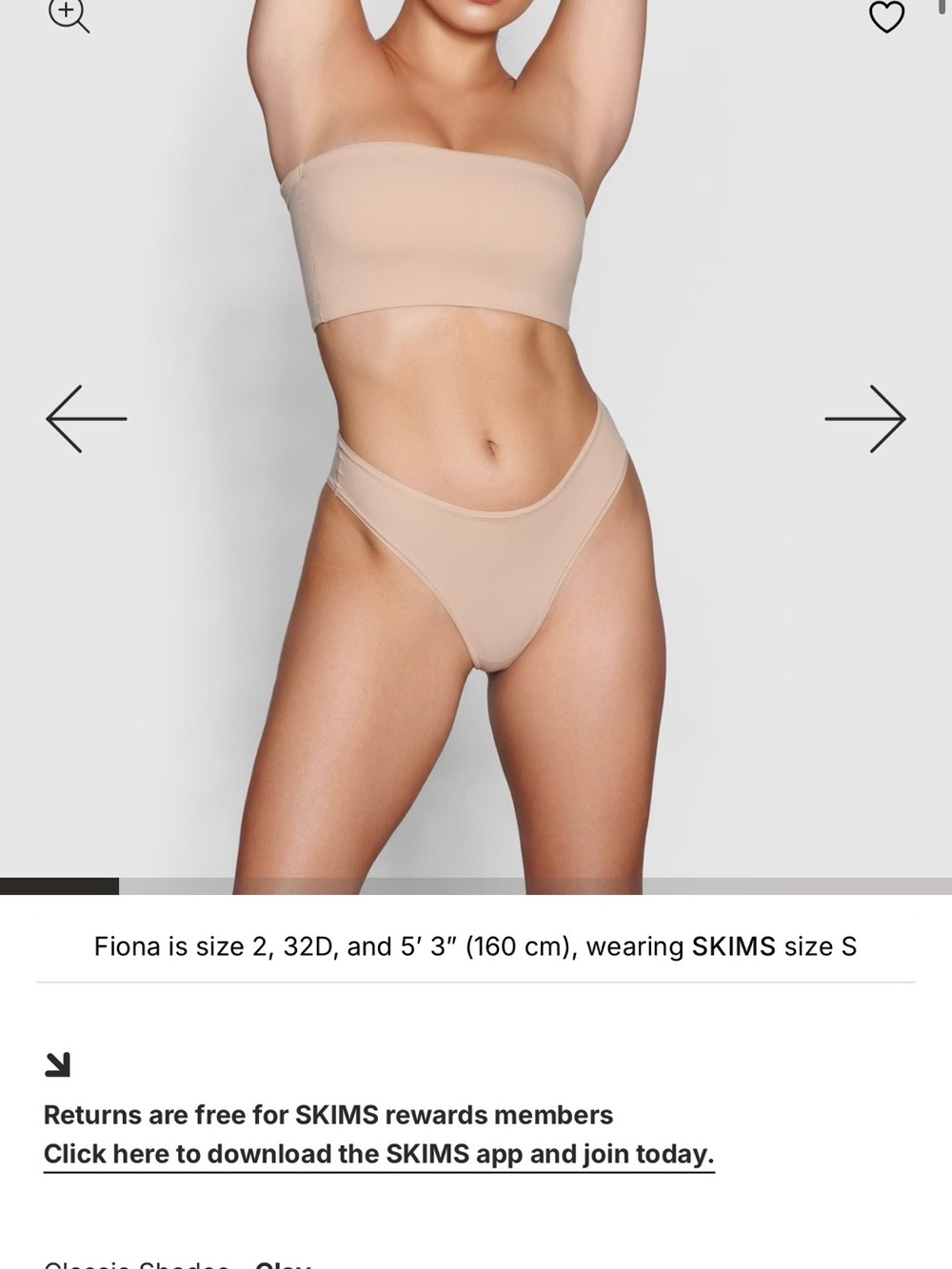 SKIMS fits everybody bandeau